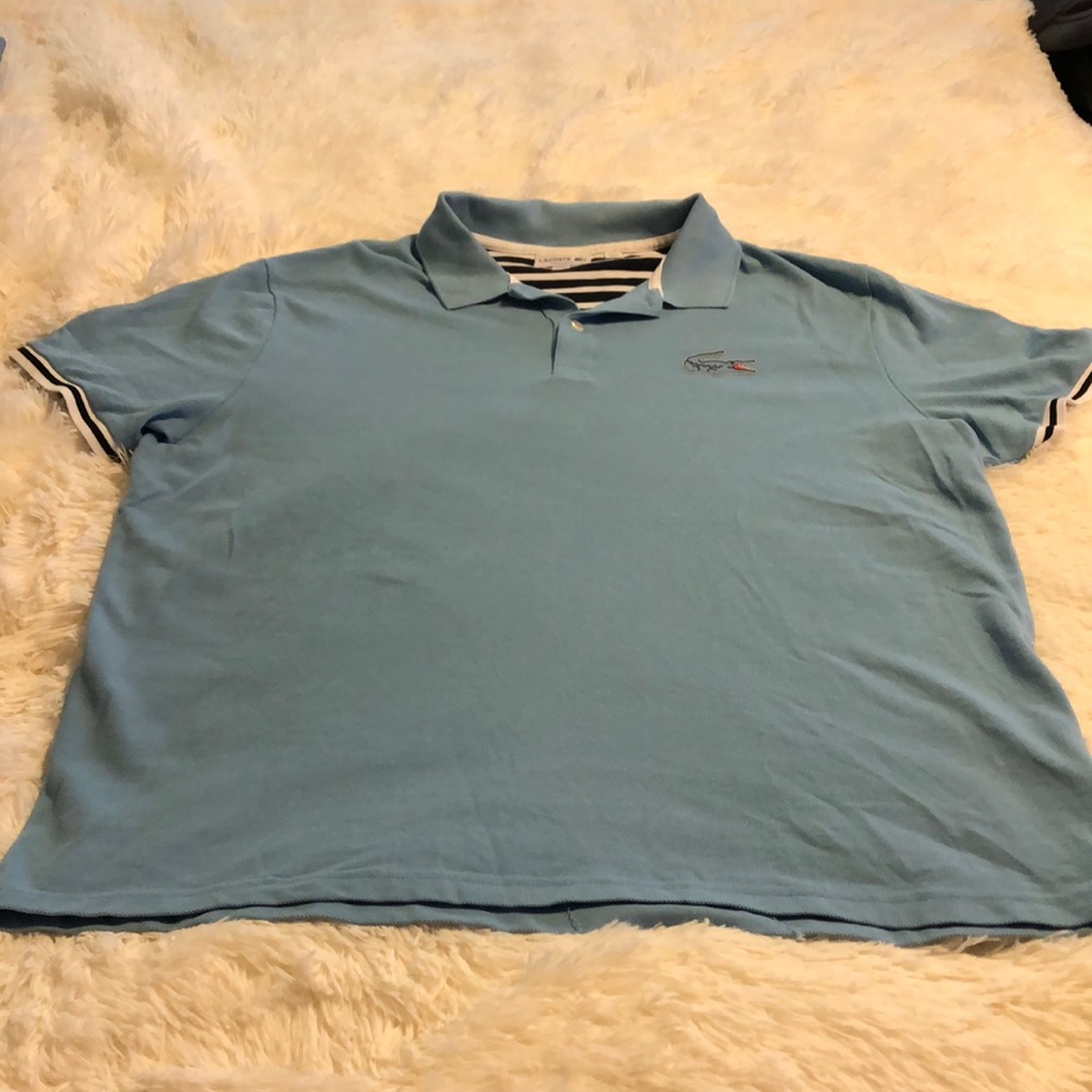 Lacoste blue polo size 8 3XL